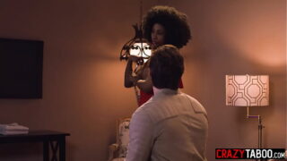 Sexy big ass Ebony Hot babe having rough sex after guy enjoyed sloppy blowjob